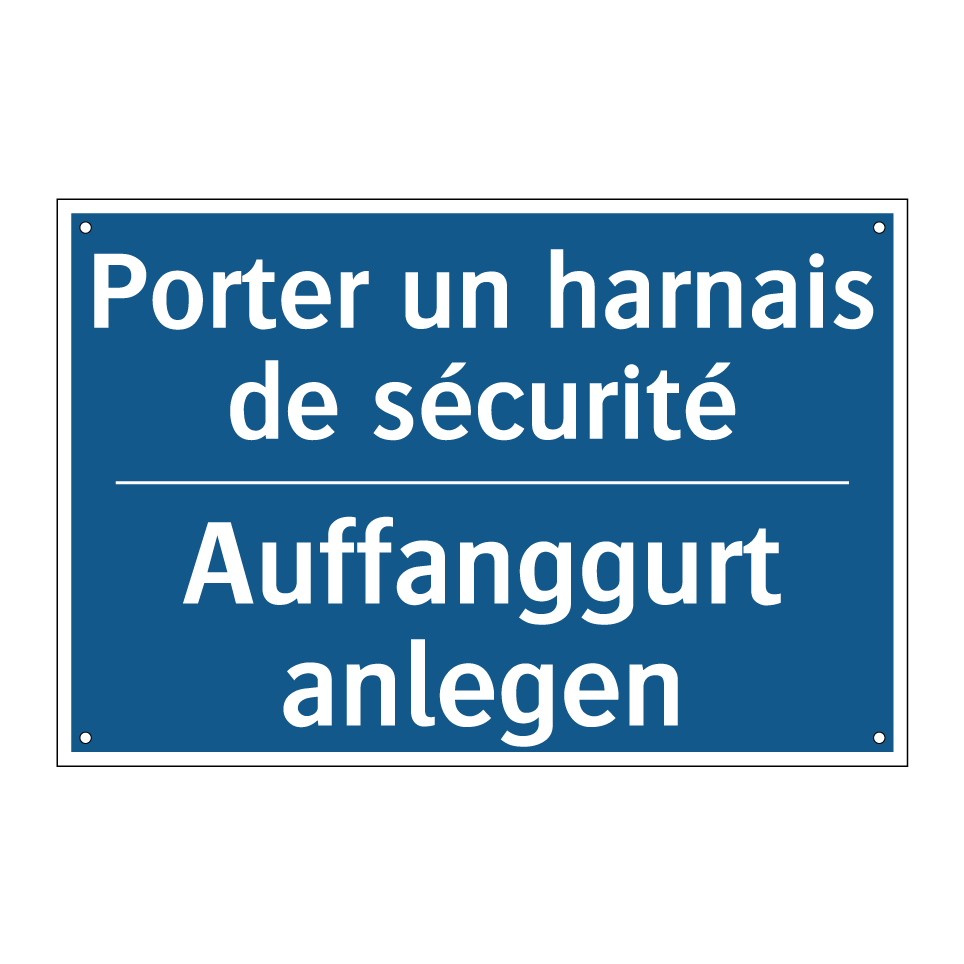 Auffanggurt anlegen - Porter un harnais de sécurité