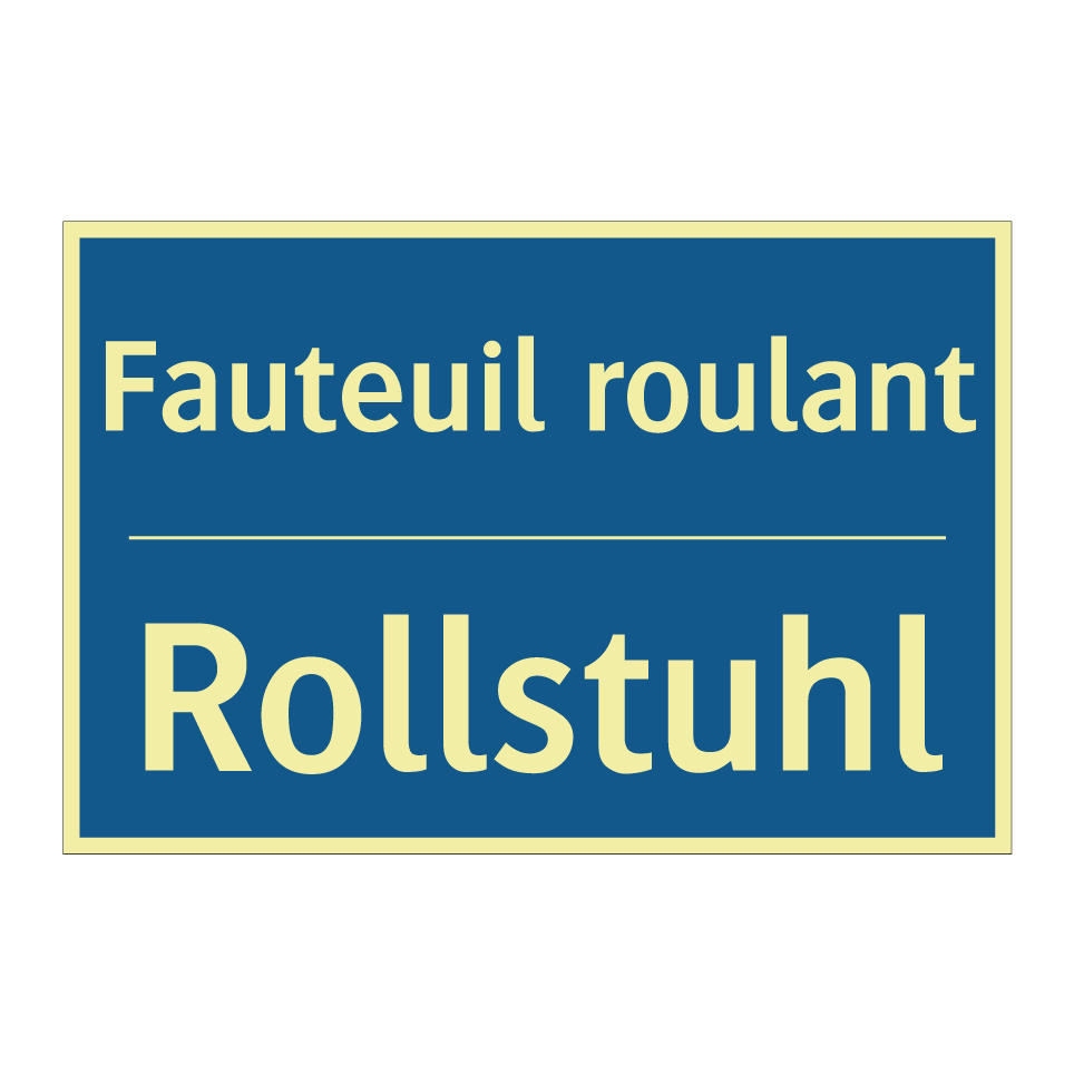 Rollstuhl - Fauteuil roulant