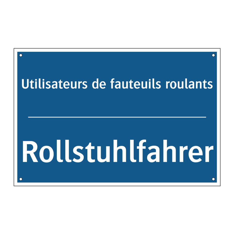 Rollstuhlfahrer - Utilisateurs de fauteuils roulants /.../