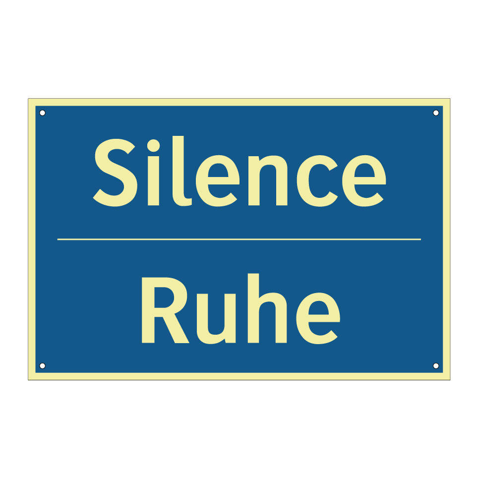 Ruhe - Silence