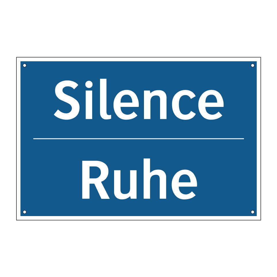 Ruhe - Silence