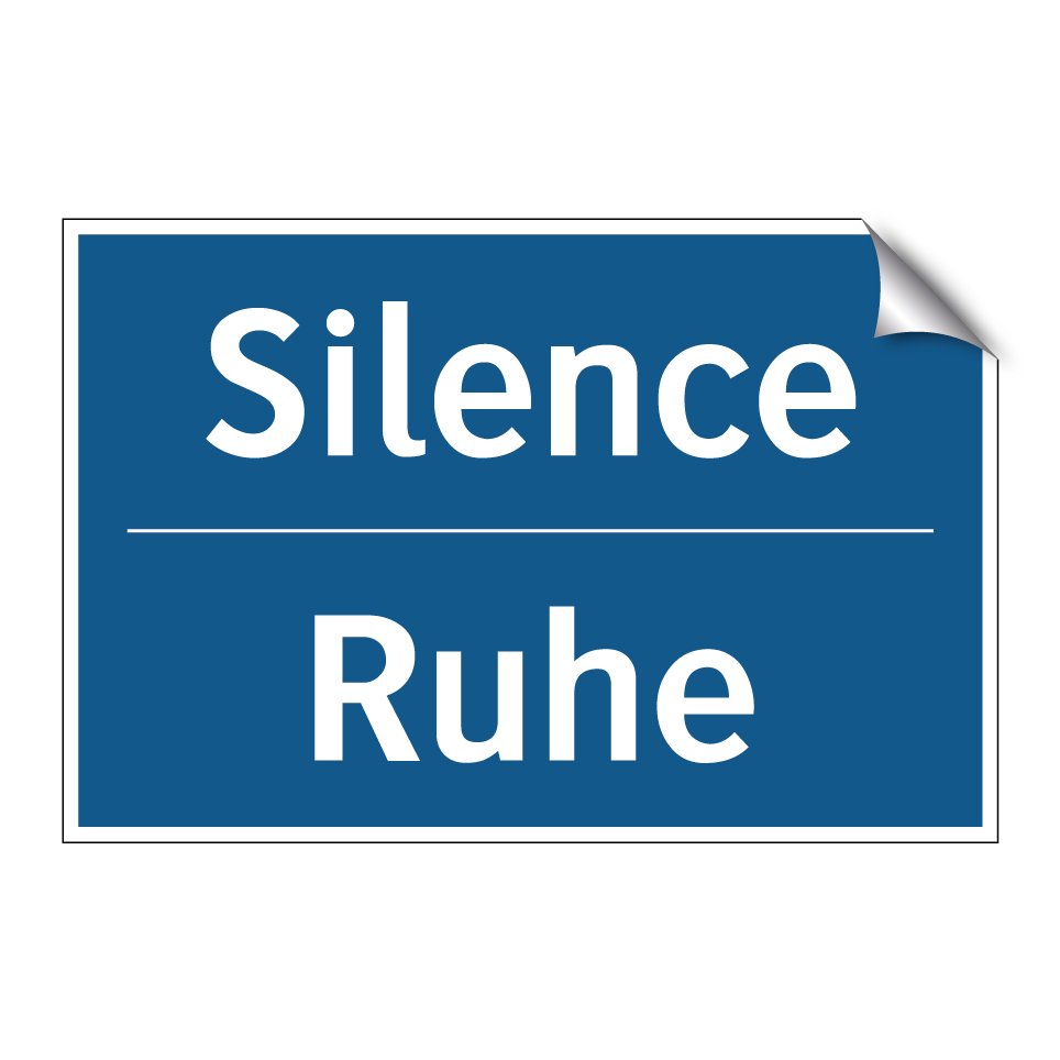 Ruhe - Silence
