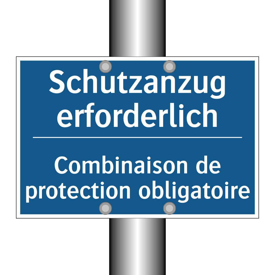Schutzanzug erforderlich - Combinaison de protection obligatoire /.../