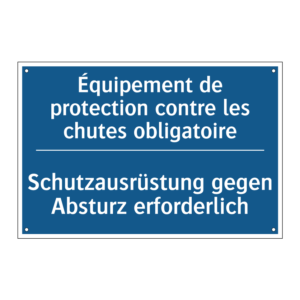 Schutzausrüstung gegen Absturz  /.../ - Équipement de protection contre  /.../