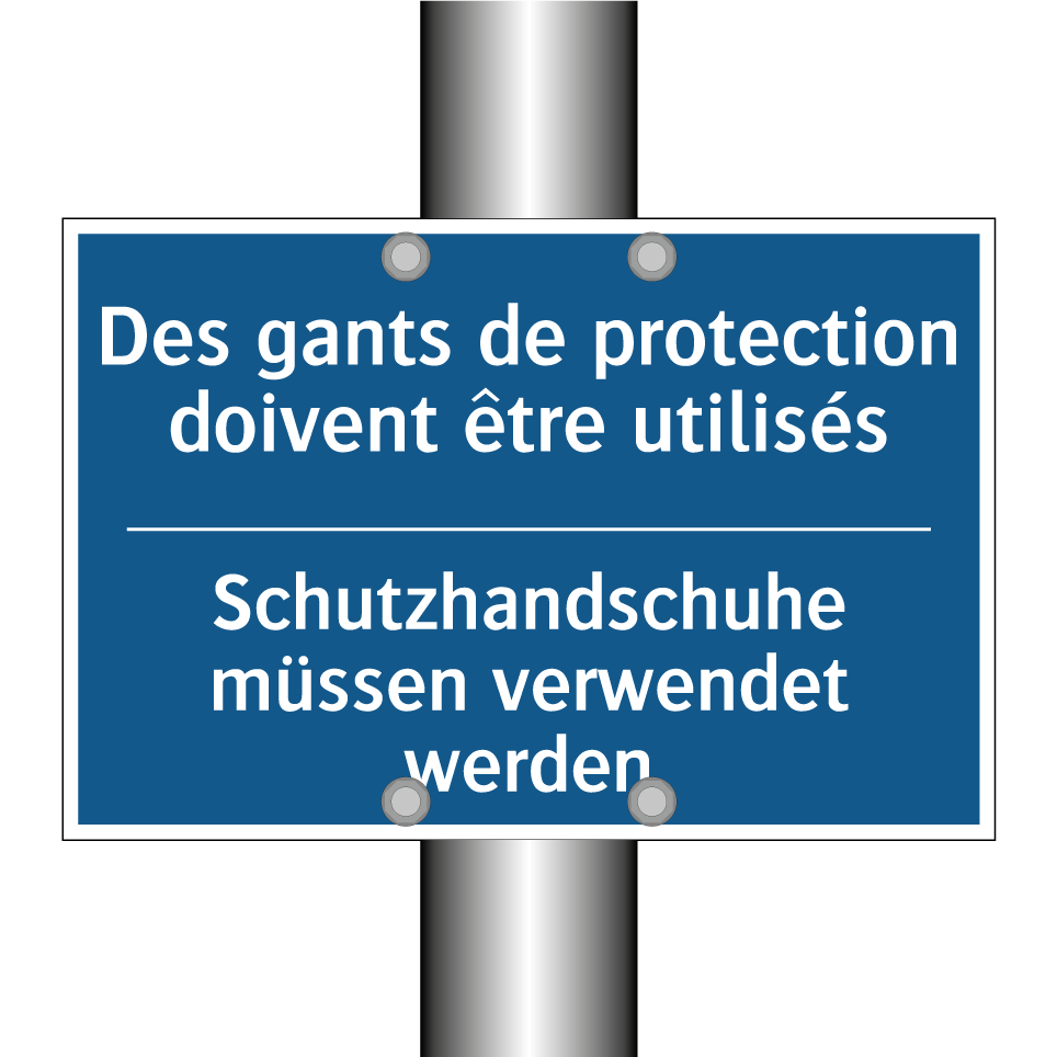 Schutzhandschuhe müssen verwendet  /.../ - Des gants de protection doivent  /.../