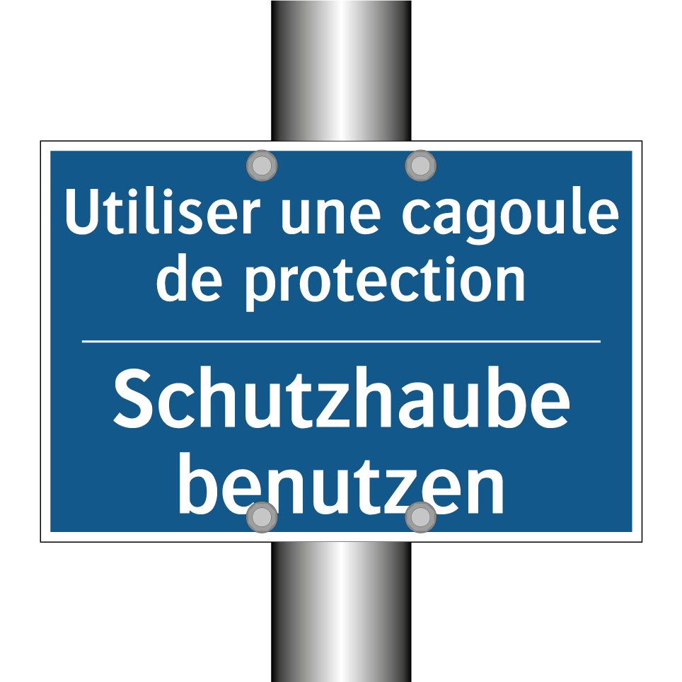 Schutzhaube benutzen - Utiliser une cagoule de protection /.../