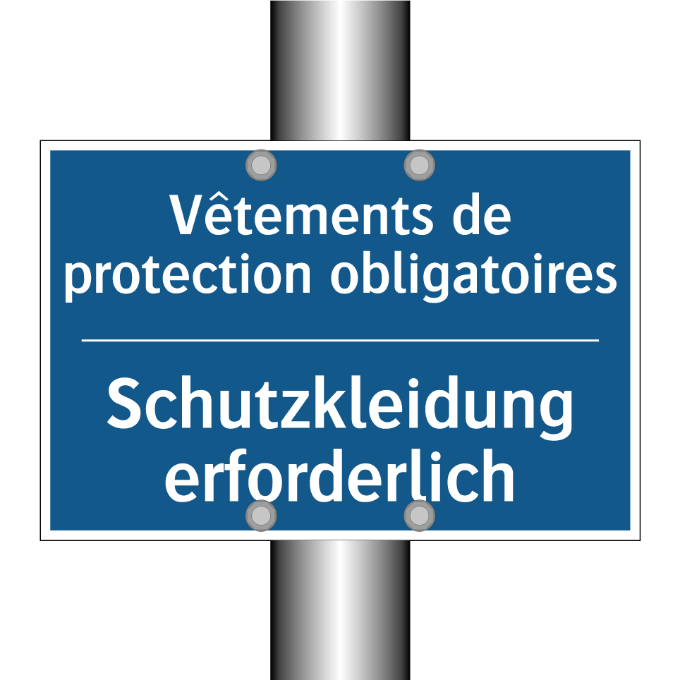 Schutzkleidung erforderlich - Vêtements de protection obligatoires /.../