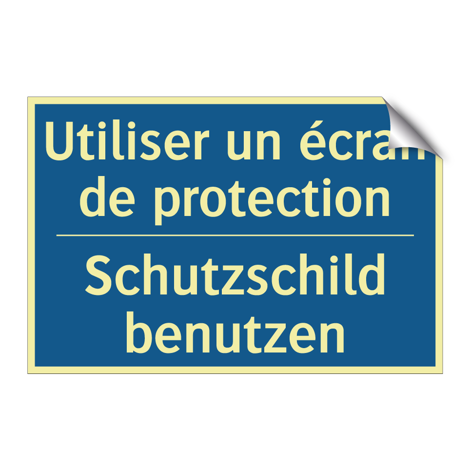 Schutzschild benutzen - Utiliser un écran de protection /.../