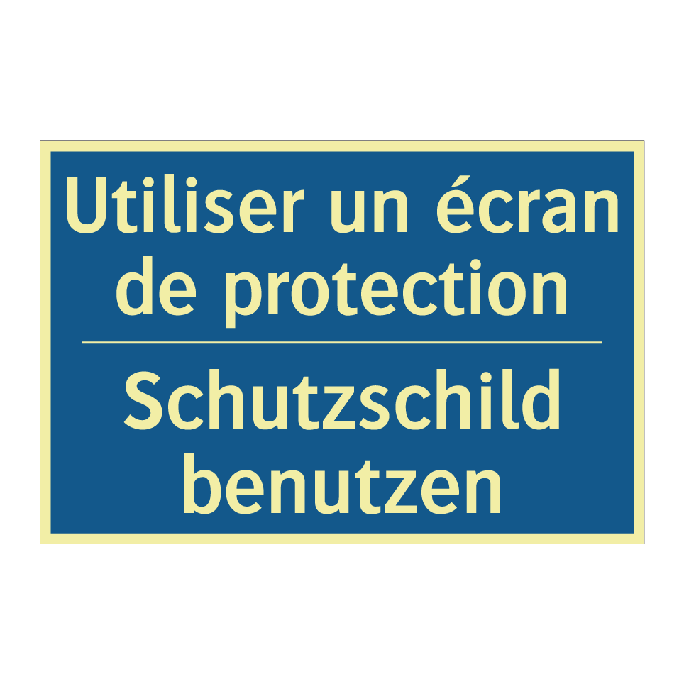 Schutzschild benutzen - Utiliser un écran de protection /.../