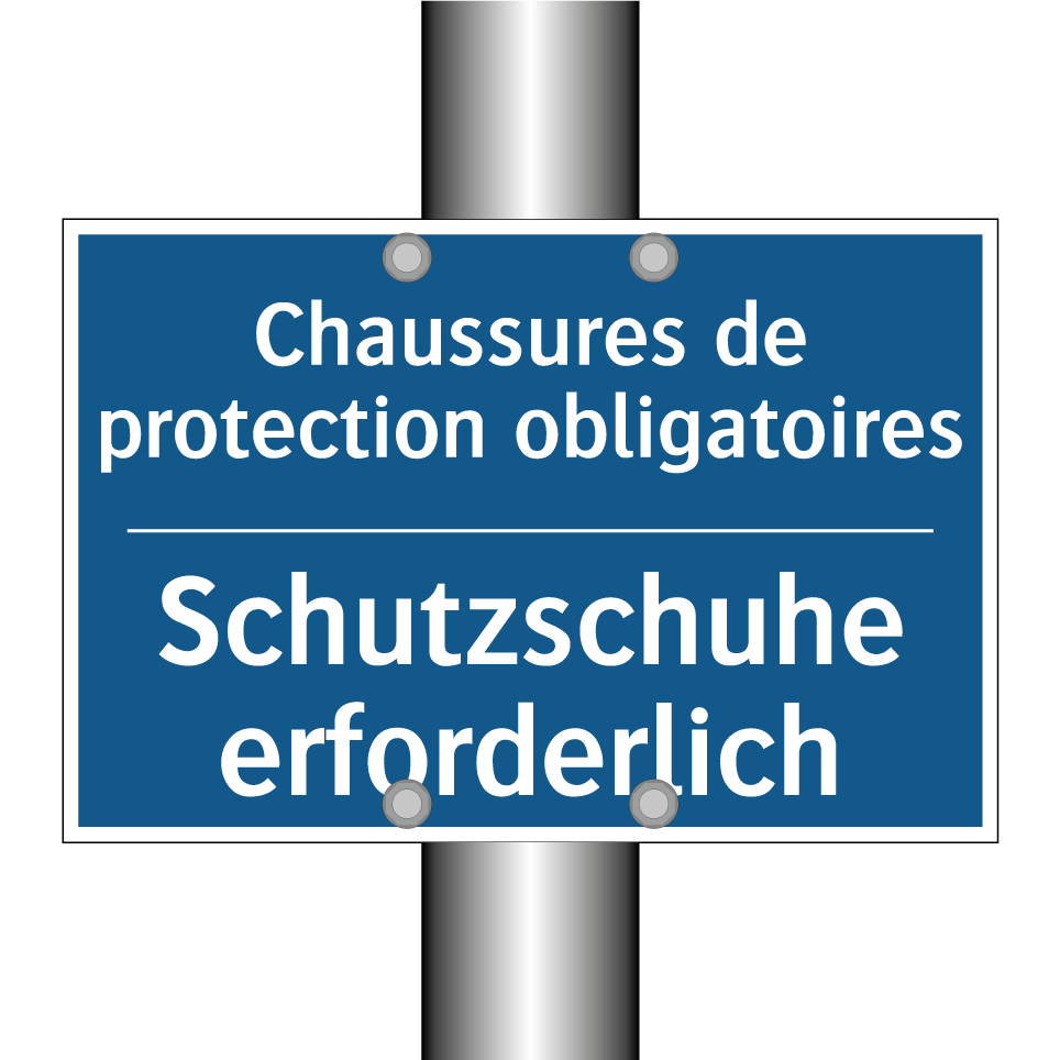 Schutzschuhe erforderlich - Chaussures de protection obligatoires /.../