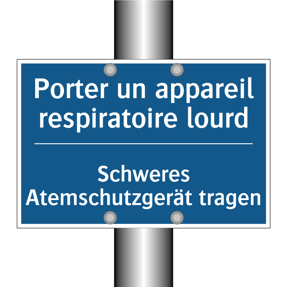 Schweres Atemschutzgerät tragen /.../ - Porter un appareil respiratoire  /.../