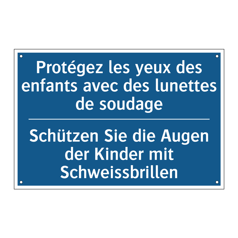 Schützen Sie die Augen der Kinder  /.../ - Protégez les yeux des enfants  /.../
