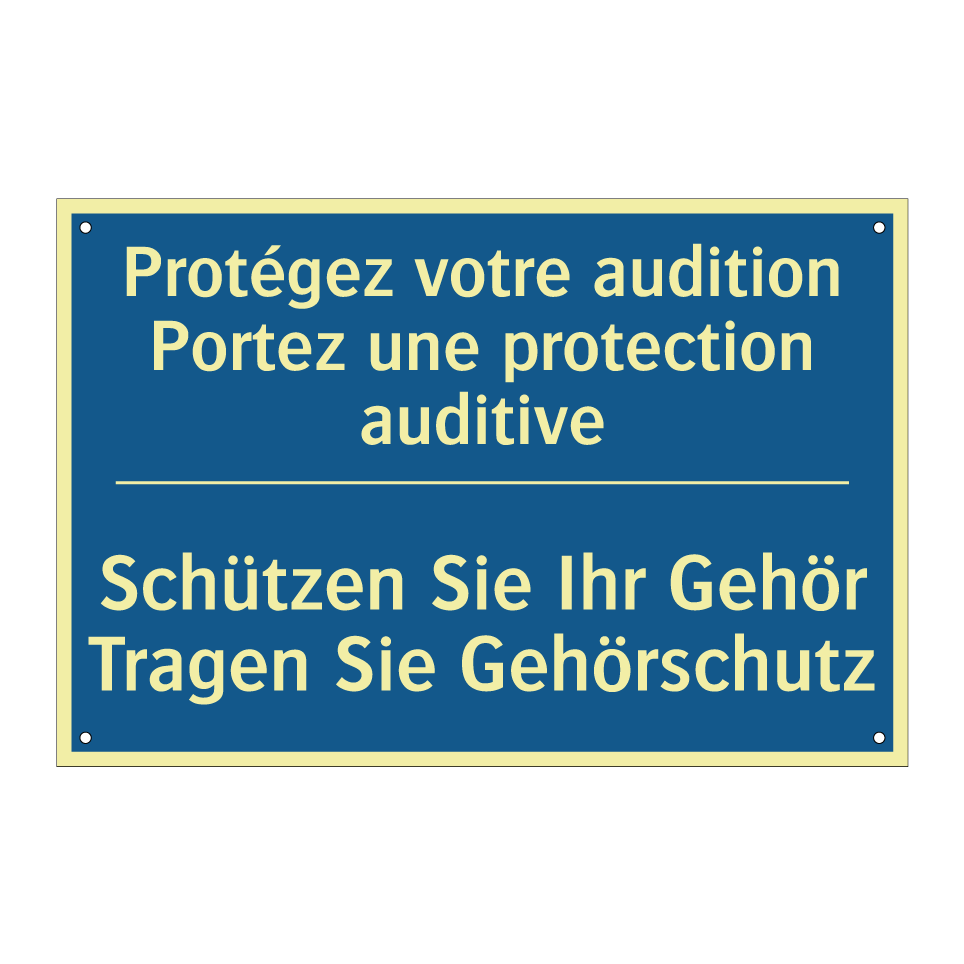 Schützen Sie Ihr Gehör Tragen  /.../ - Protégez votre audition Portez  /.../