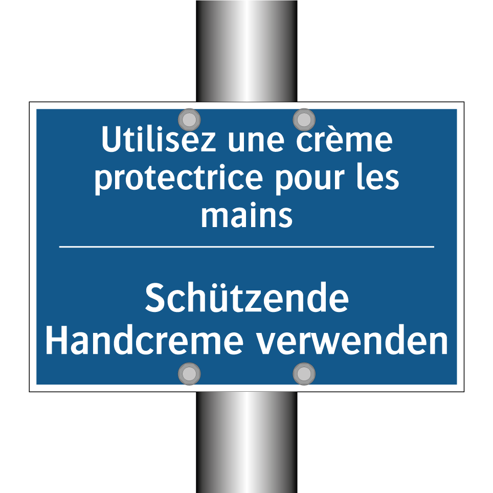 Schützende Handcreme verwenden - Utilisez une crème protectrice  /.../