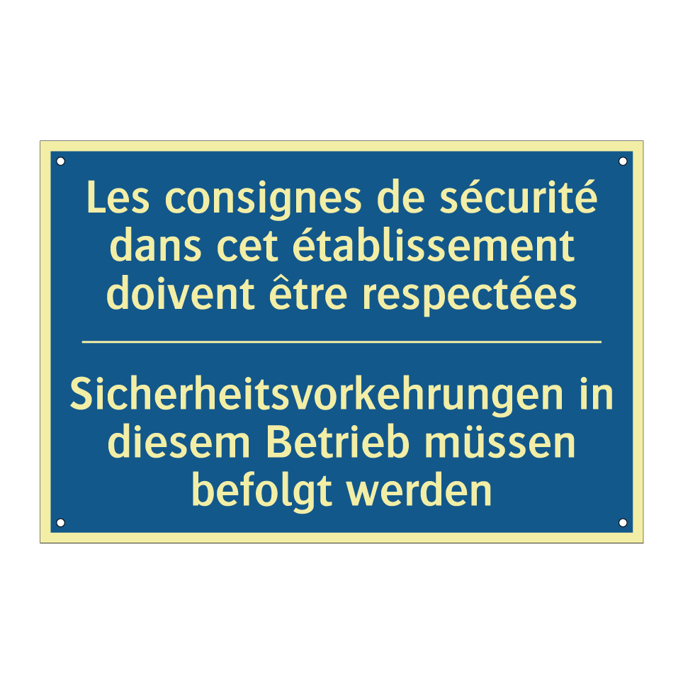 Sicherheitsvorkehrungen in diesem  /.../ - Les consignes de sécurité dans  /.../