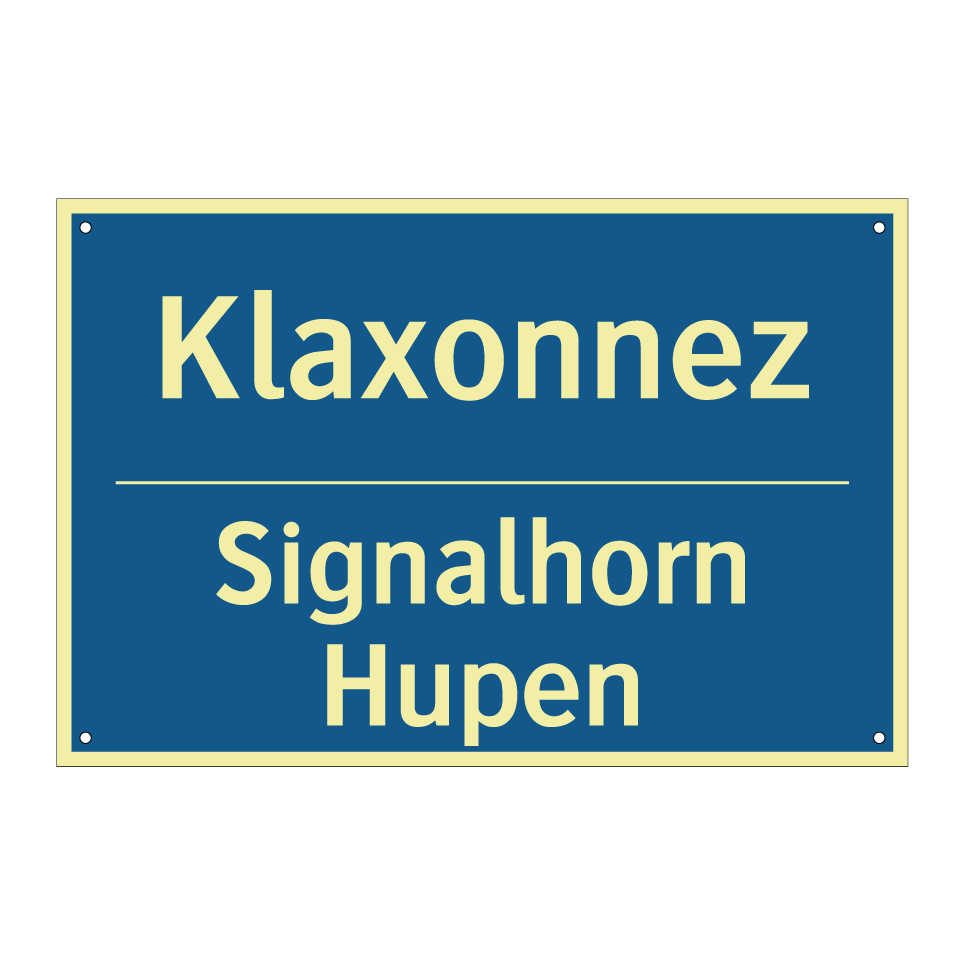 Signalhorn Hupen - Klaxonnez