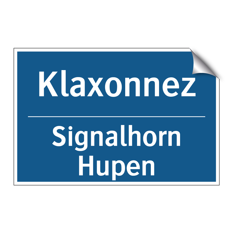 Signalhorn Hupen - Klaxonnez