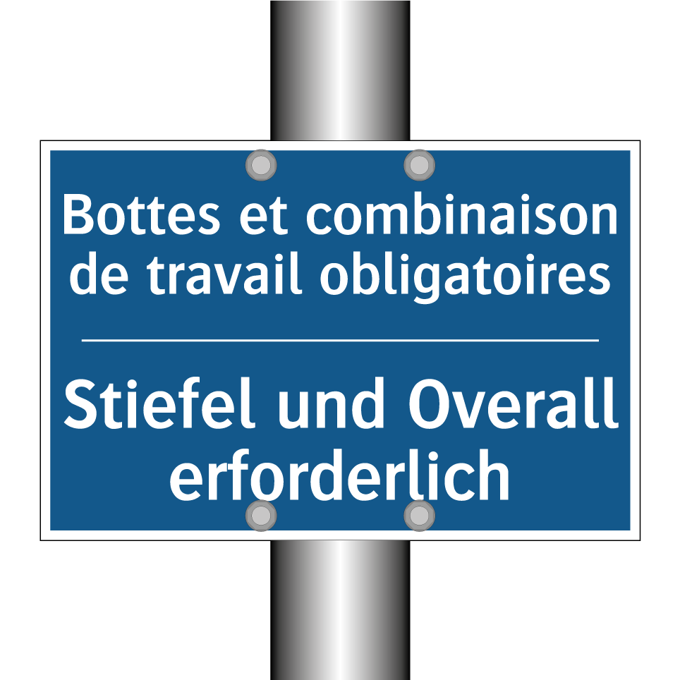 Stiefel und Overall erforderlich /.../ - Bottes et combinaison de travail  /.../