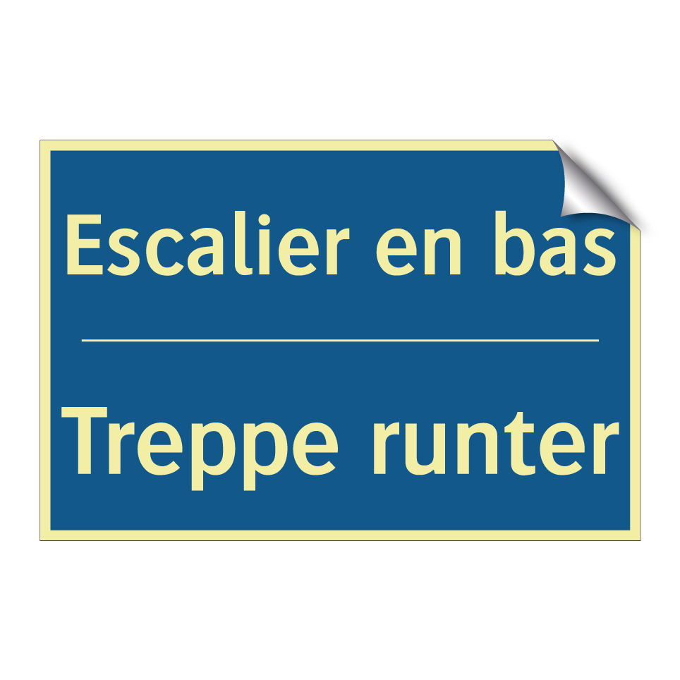Treppe runter - Escalier en bas