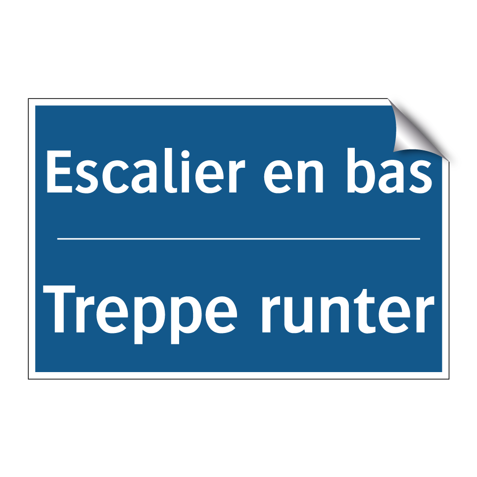 Treppe runter - Escalier en bas