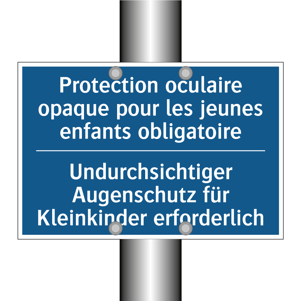 Undurchsichtiger Augenschutz für  /.../ - Protection oculaire opaque pour  /.../