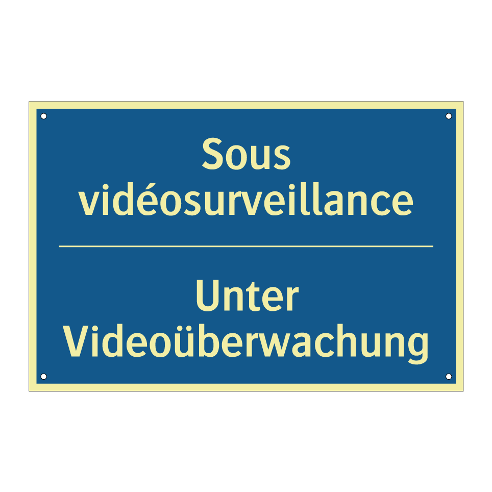 Unter Videoüberwachung - Sous vidéosurveillance