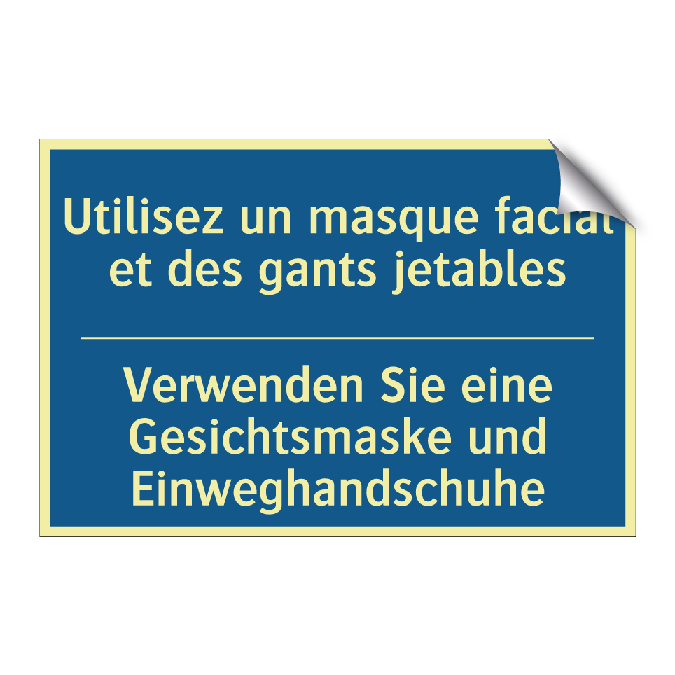 Verwenden Sie eine Gesichtsmaske  /.../ - Utilisez un masque facial et des  /.../