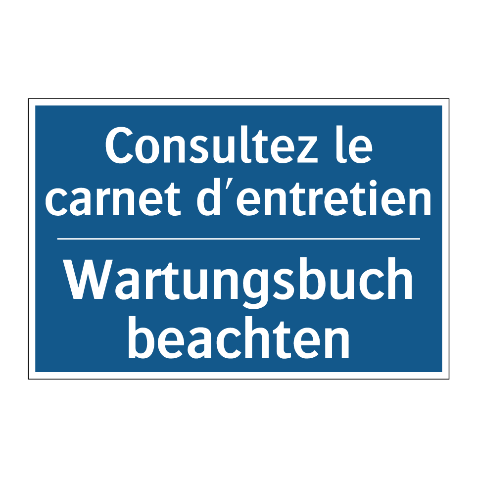 Wartungsbuch beachten - Consultez le carnet d'entretien /.../
