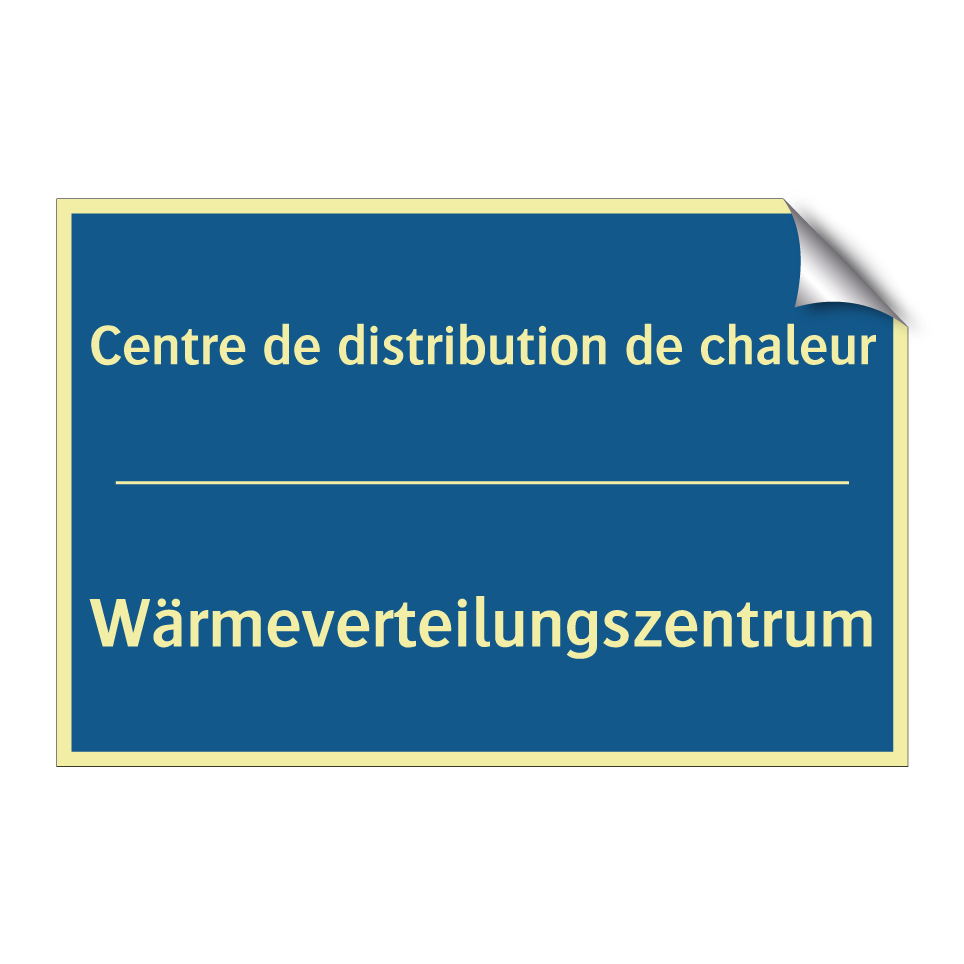 Wärmeverteilungszentrum - Centre de distribution de chaleur /.../