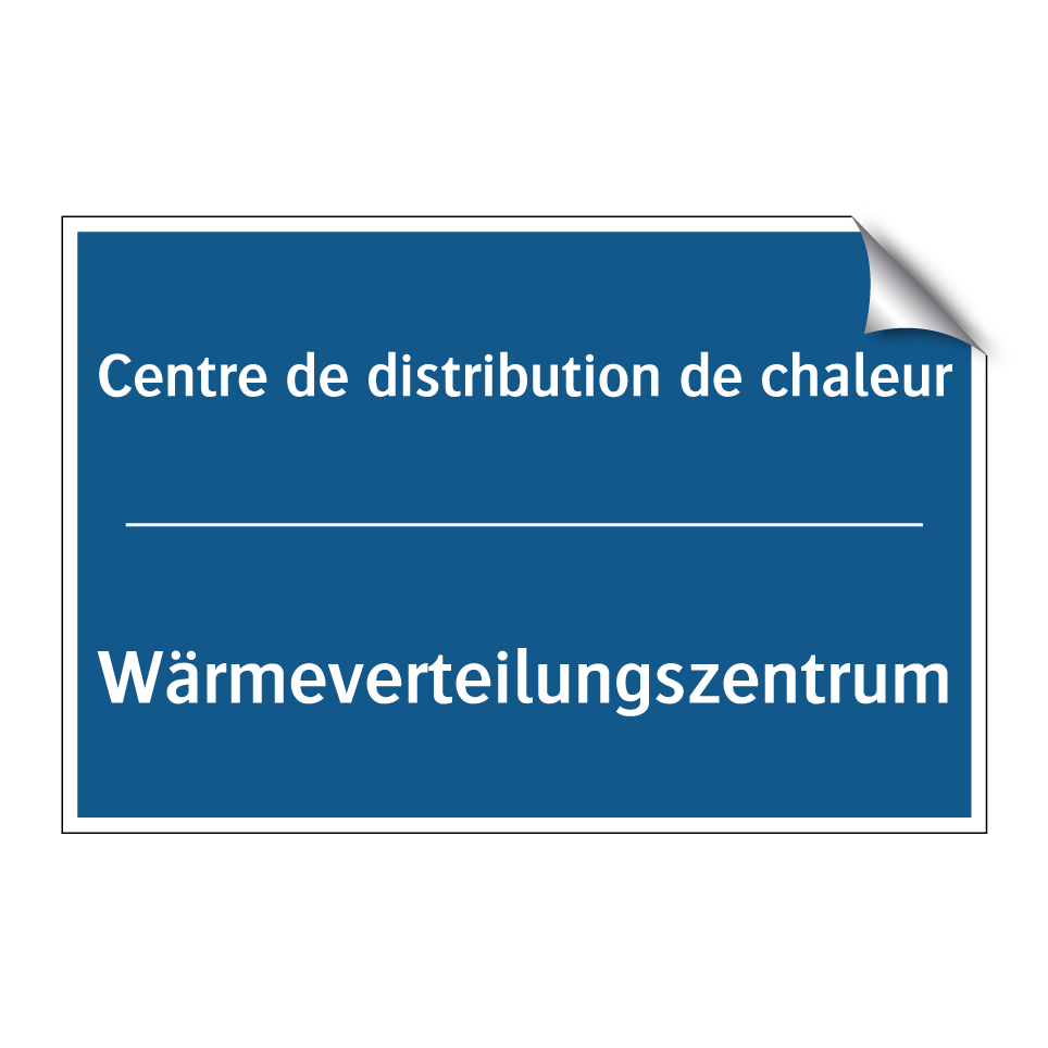Wärmeverteilungszentrum - Centre de distribution de chaleur /.../