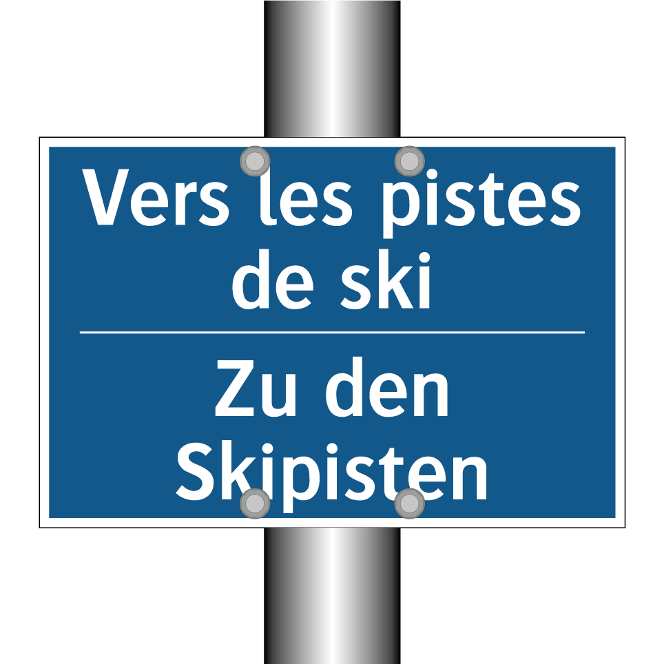 Zu den Skipisten - Vers les pistes de ski