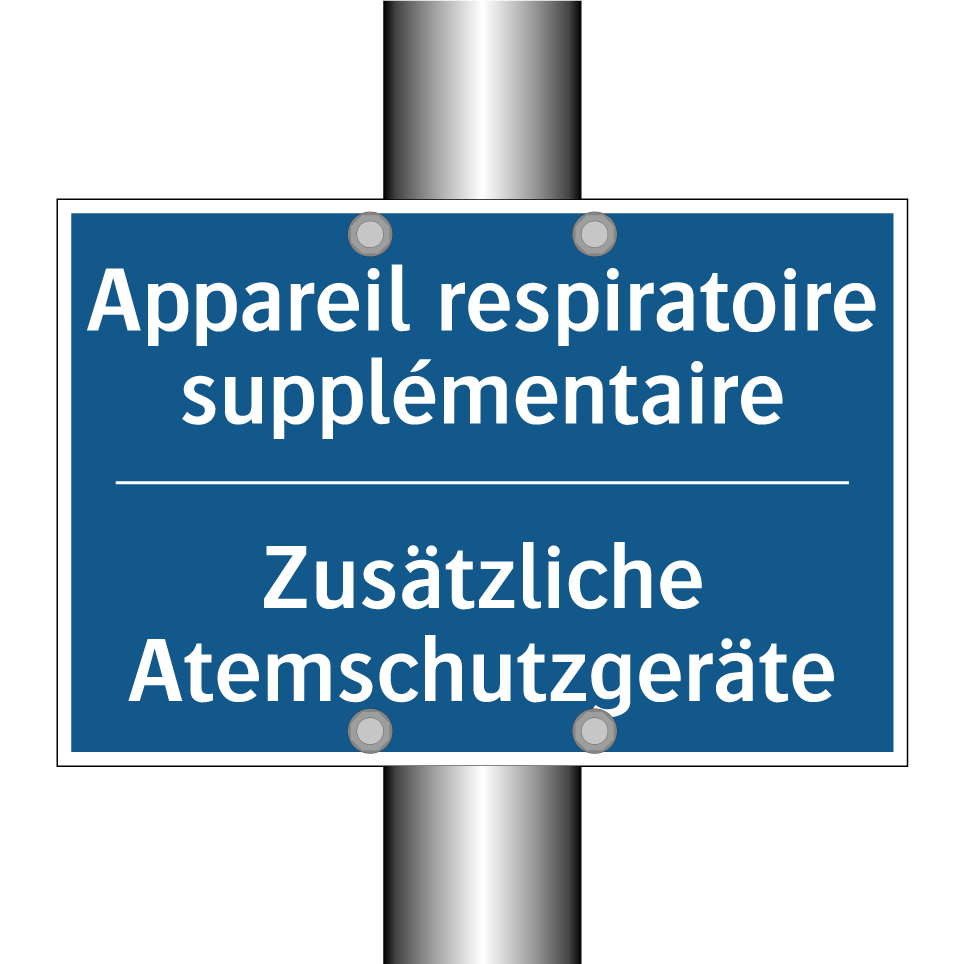 Zusätzliche Atemschutzgeräte - Appareil respiratoire supplémentaire /.../