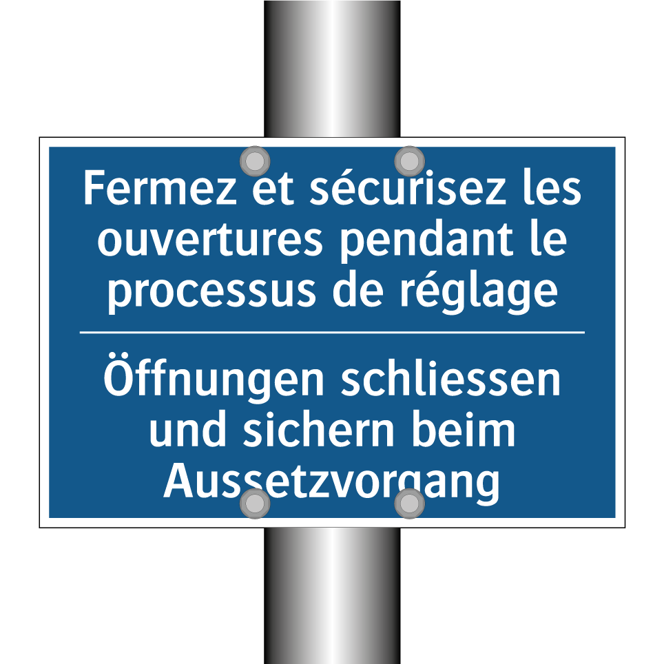 Öffnungen schliessen und sichern  /.../ - Fermez et sécurisez les ouvertures  /.../
