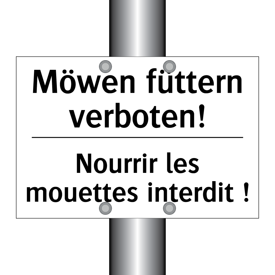 Möwen füttern verboten! - Nourrir les mouettes interdit /.../