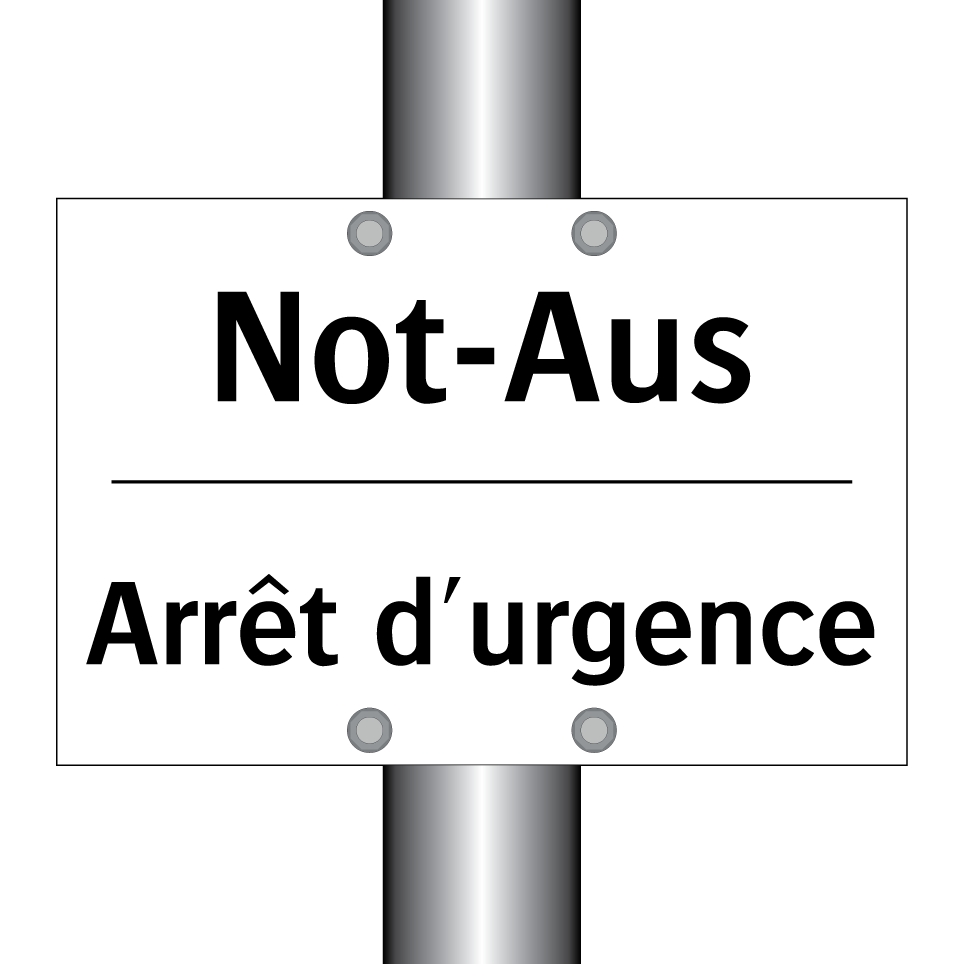 Not-Aus - Arrêt d'urgence