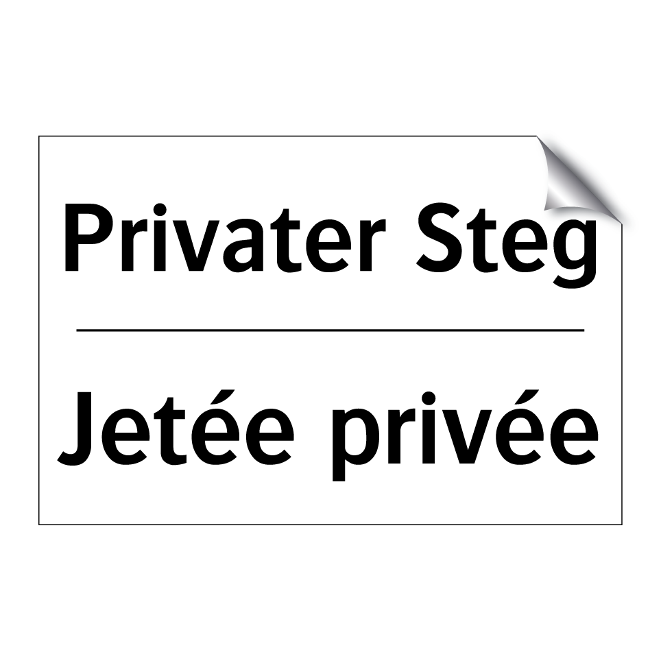 Privater Steg - Jetée privée