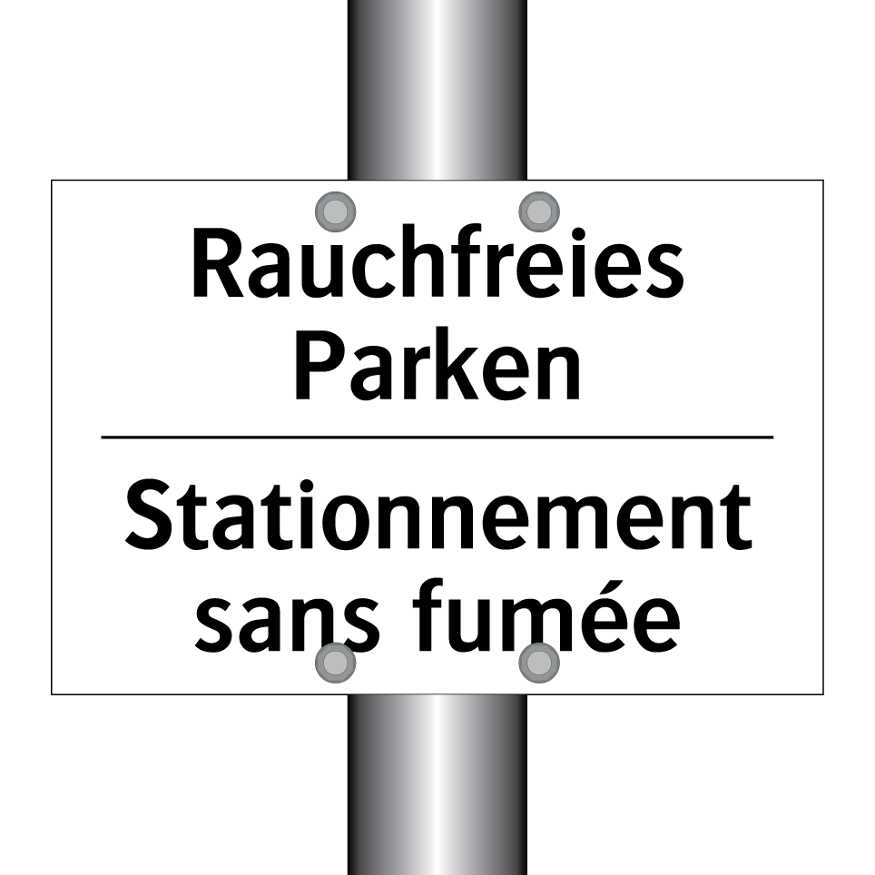 Rauchfreies Parken - Stationnement sans fumée