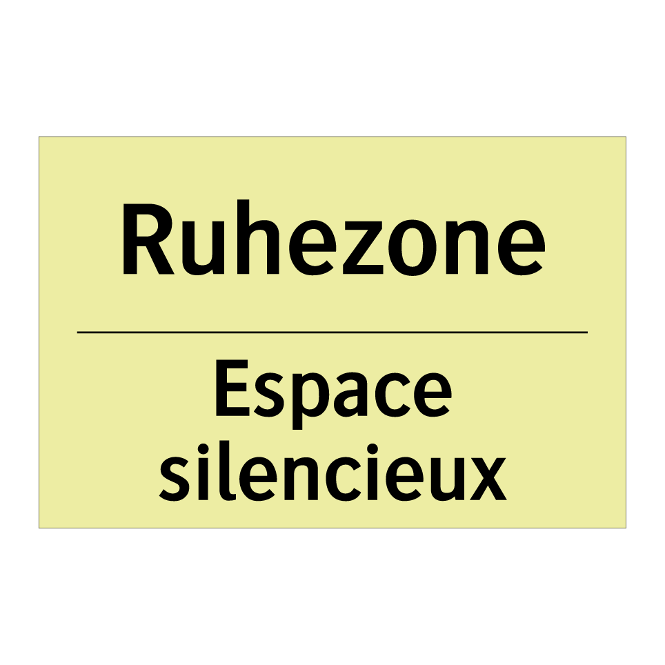 Ruhezone - Espace silencieux