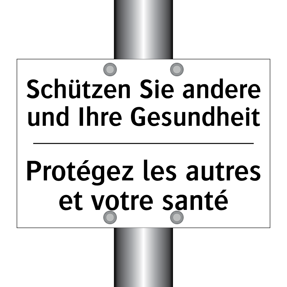 Schützen Sie andere und Ihre Gesundheit /.../ - Protégez les autres et votre santé /.../