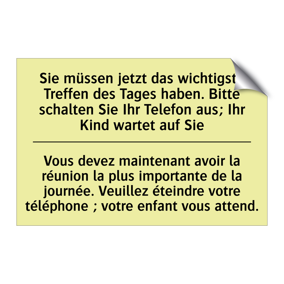 Sie müssen jetzt das wichtigste /.../ - Vous devez maintenant avoir la /.../