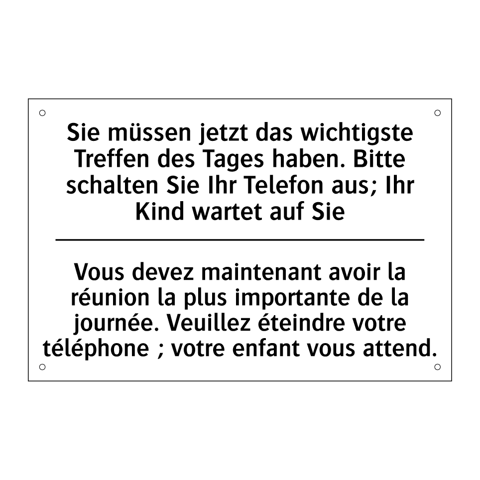 Sie müssen jetzt das wichtigste /.../ - Vous devez maintenant avoir la /.../