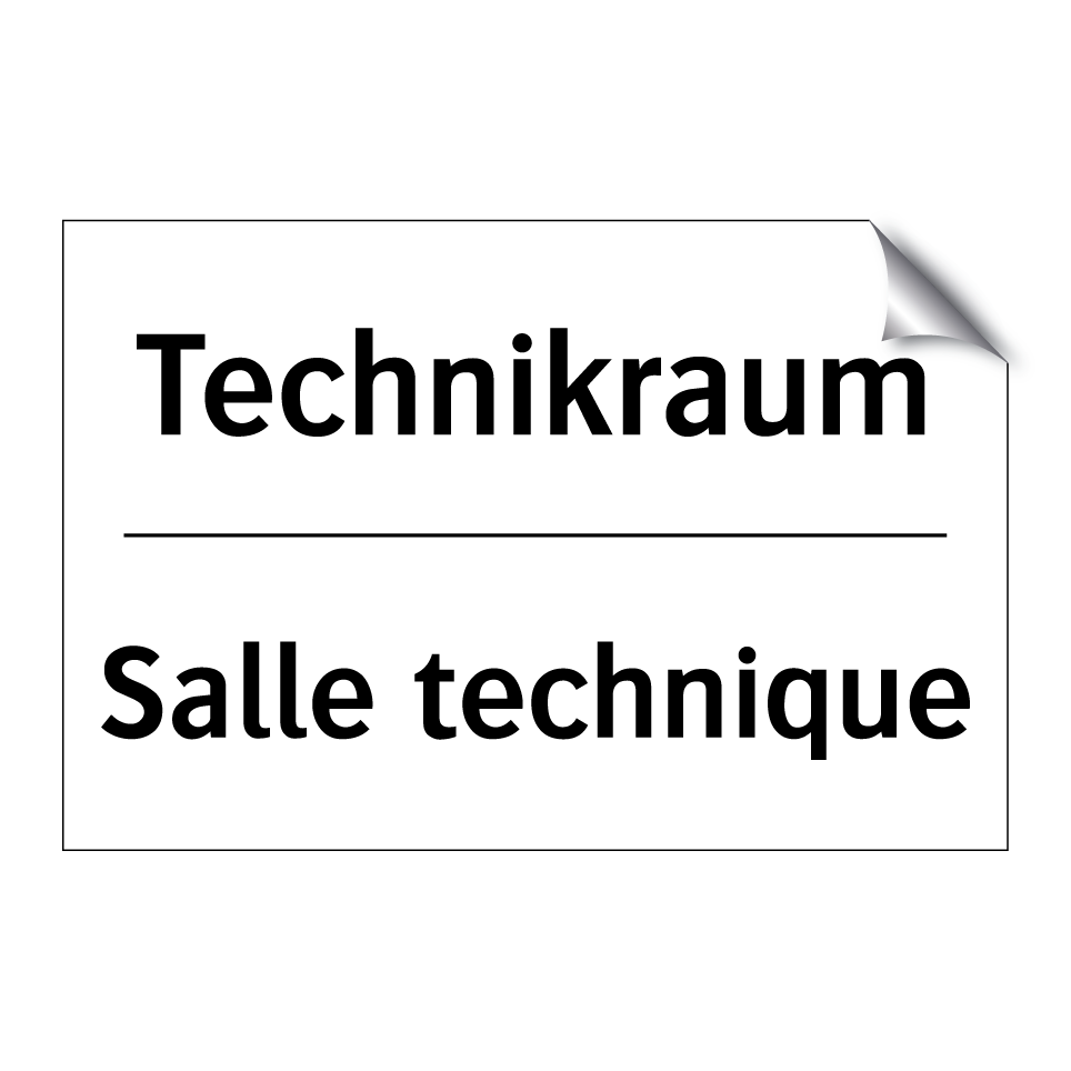 Technikraum - Salle technique