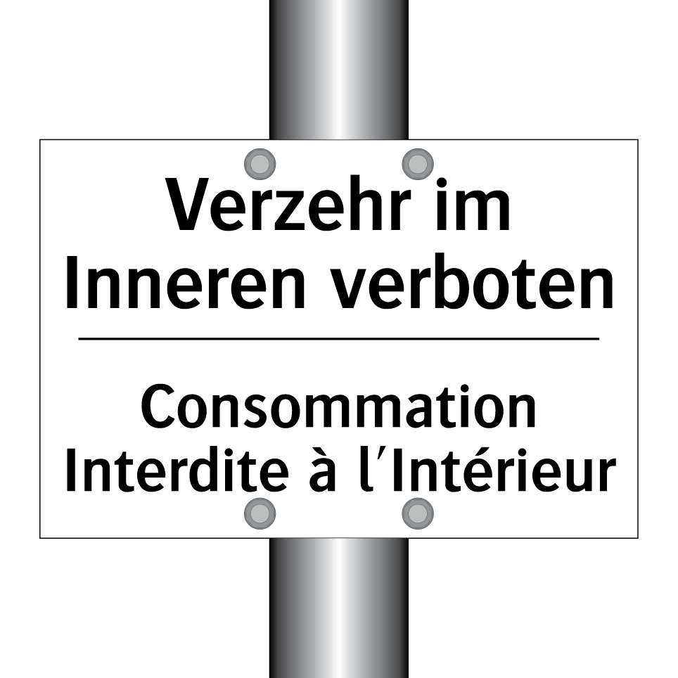 Verzehr im Inneren verboten - Consommation Interdite à l'Intérieur /.../
