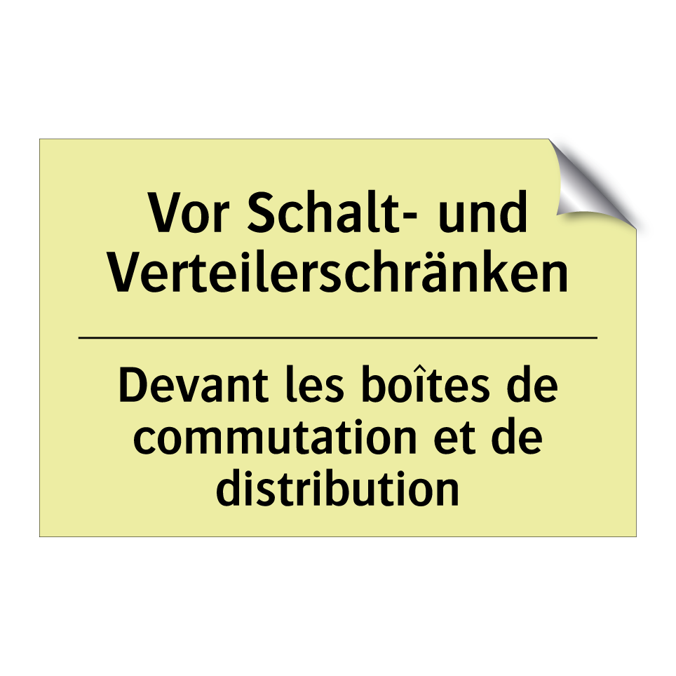 Vor Schalt- und Verteilerschränken /.../ - Devant les boîtes de commutation /.../