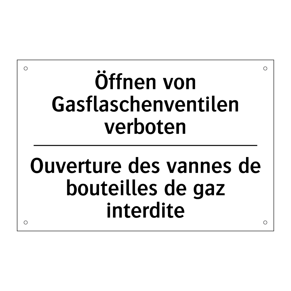 Öffnen von Gasflaschenventilen /.../ - Ouverture des vannes de bouteilles /.../