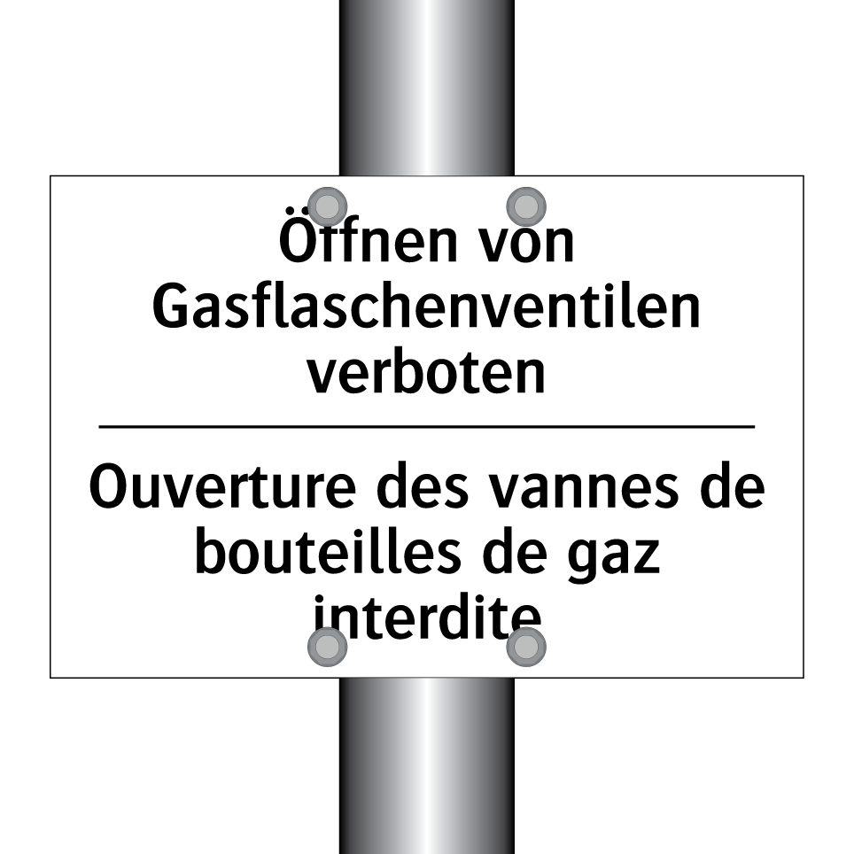 Öffnen von Gasflaschenventilen /.../ - Ouverture des vannes de bouteilles /.../