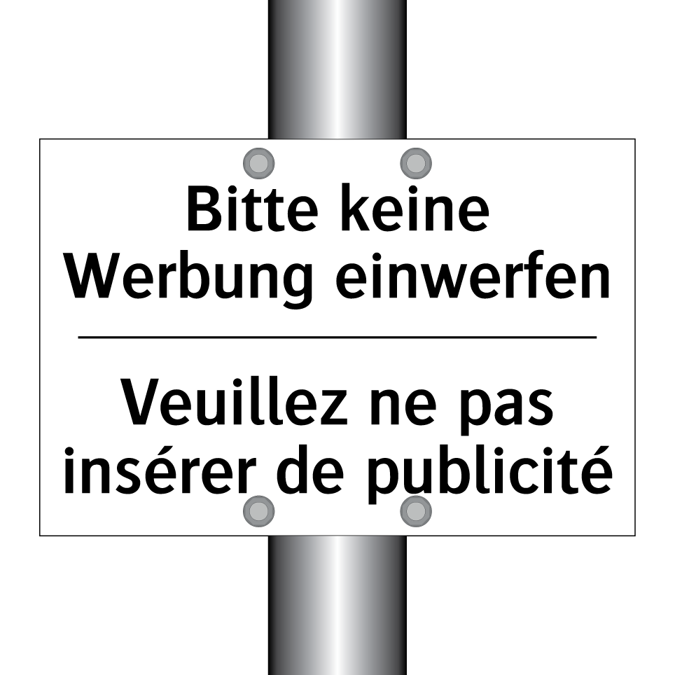 Bitte keine Werbung einwerfen - Veuillez ne pas insérer de publicité /.../