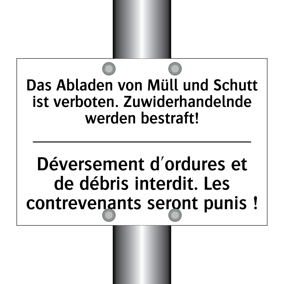 Das Abladen von Müll und Schutt /.../ - Déversement d'ordures et de débris /.../