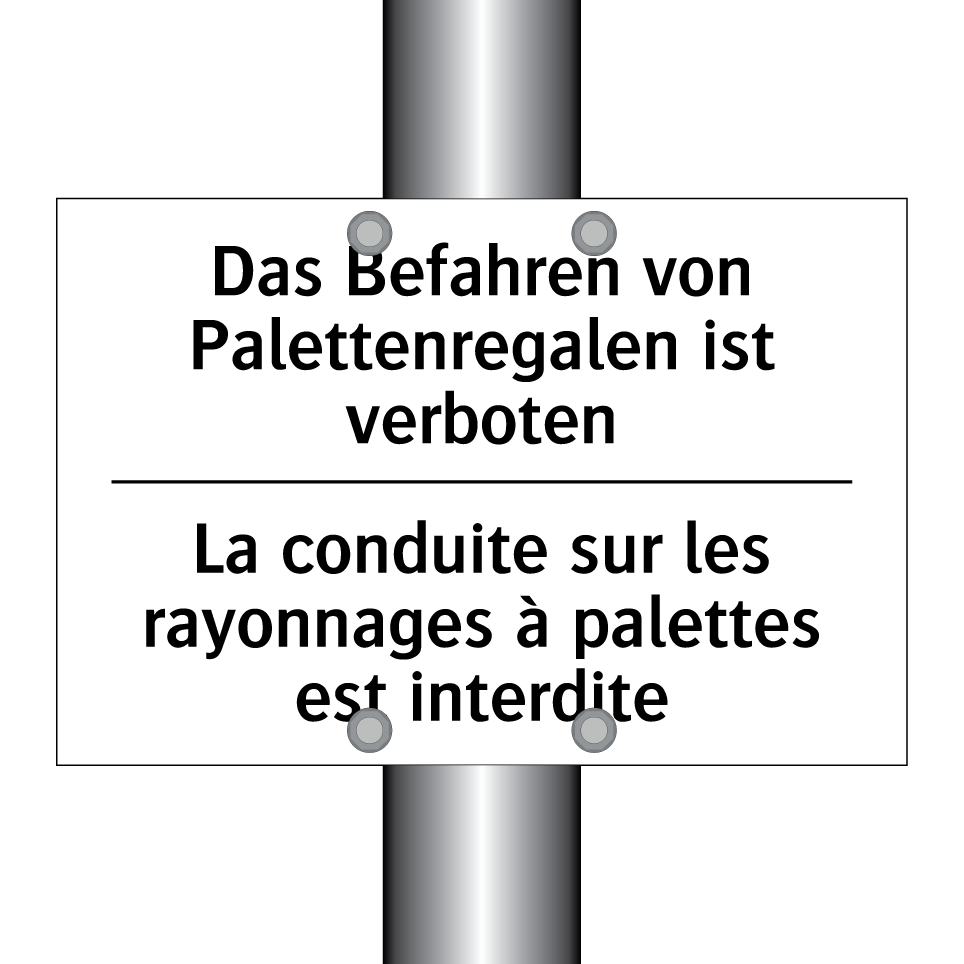 Das Befahren von Palettenregalen /.../ - La conduite sur les rayonnages /.../
