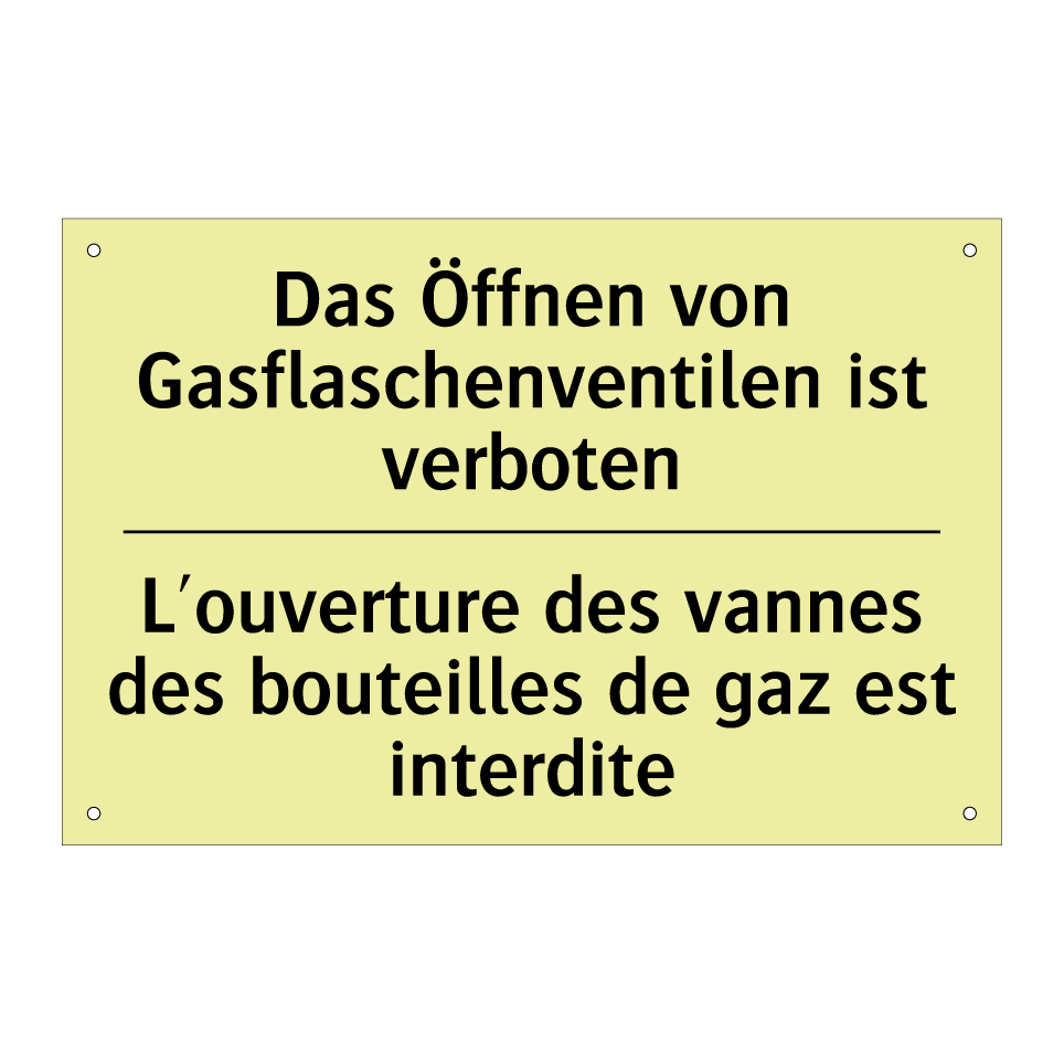 Das Öffnen von Gasflaschenventilen /.../ - L'ouverture des vannes des bouteilles /.../